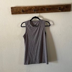 Athleta soft luxe tank in gray